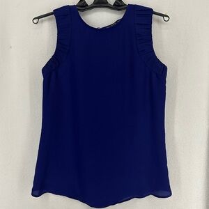 Zara Basic‎ Sleeveless Tank Top Womens Medium Blue